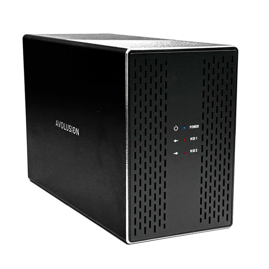 Picture of Avolusion PRO-T2 Series 32TB (16TB x2) Dual Bay USB 3.0 External Hard Drive (JBOD, RAID0, RAID1, Big) for Desktop PC/Laptop (Windows OS) - 2 Year Warranty
