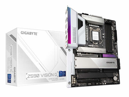 Picture of GIGABYTE Z590 Vision G (LGA 1200/Intel Z590/ATX/3x M.2/PCIe 4.0/USB 3.2 Gen2X2 Type-C/2.5GbE LAN/Motherboard)