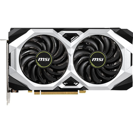Picture of MSI Gaming GeForce RTX 2060 6GB GDRR6 192-bit HDMI/DP 1710 MHz Boost Clock Ray Tracing Turing Architecture VR Ready Graphics Card (RTX 2060 Ventus GP OC)
