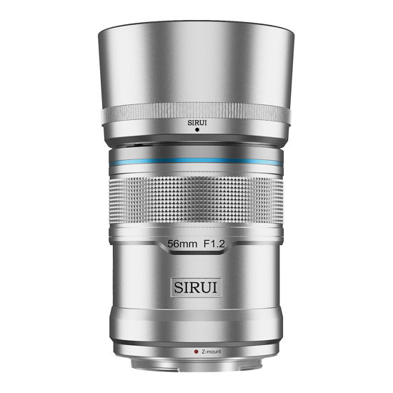 Picture of SIRUI Sniper 56mm Autofocus Lens, F1.2 Wide Angle APS-C Camera Lens for Z Mount, Silver