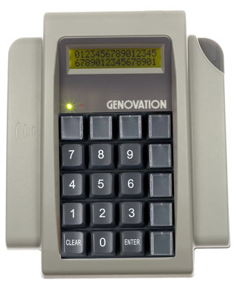 Picture of DSI Genovation Mini Term 910: 20 Key Mechanical Including 8 Relegendable Keys, 2 INES LCD USB