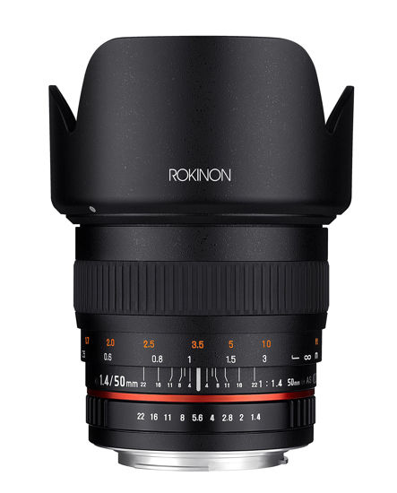 Picture of Rokinon 50mm F1.4 Lens for Sony A Mount Digital SLR