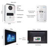 Picture of Wired Video Doorbell Apartment Intercom with 7 inch Touch Monitor System,1080P Doorphone Door Camera,TUYA WiFi Smart Home Video Intercom Door Phone Kits for Home Villa (2 doorbell+3 Monitor)