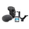 Picture of Sony ECM-M1 Shotgun Microphone for Crystal Clear Audio Recording - Professional Digital Camera Mic with Windscreen and Shock Mount Bundle with Triple Shoe Bracket, and 64GB Memory Card (3 Items)