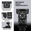Picture of Sony ECM-M1 Shotgun Microphone for Crystal Clear Audio Recording - Professional Digital Camera Mic with Windscreen and Shock Mount Bundle with Triple Shoe Bracket, and 64GB Memory Card (3 Items)