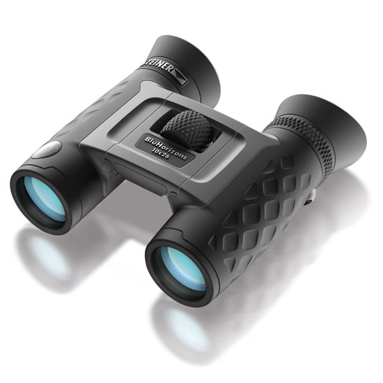 Picture of Steiner BluHorizons 10x26 Binoculars - Unique Lens Technology, Eye Protection, Compact, Lightweight - Ideal for Outdoor Activities and Sporting Events
