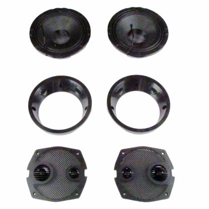 Picture of J&M Audio Rokker XXR 6.71" Front Speakers for 1998-2013 Harley-Davidson Electra Glide, Street Glide and Trike models - HC13-6712GTM-XXR