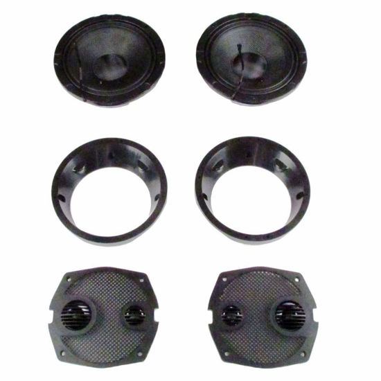 Picture of J&M Audio Rokker XXR 6.71" Front Speakers for 1998-2013 Harley-Davidson Electra Glide, Street Glide and Trike models - HC13-6712GTM-XXR