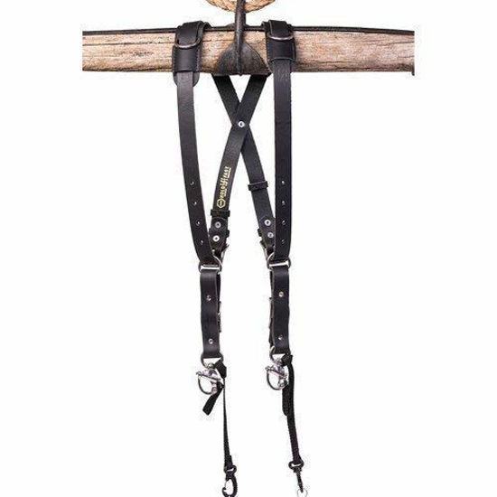 Picture of HoldFast Gear Money Maker Water Buffalo Skinny 2 Camera Harness (Black, Small)