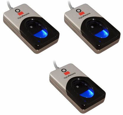 Picture of DigitalPersona U.are.U 4500HD USB Fingerprint Reader Without Software (Three Pack)