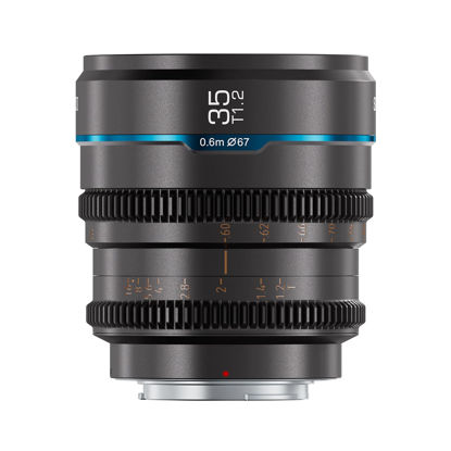 Picture of SIRUI Night Walker 35mm T1.2 S35 Cine Lens, Large Aperture Manual Focus Lens (MS35M-G, M4/3 Mount, Metal Grey)