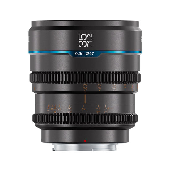 Picture of SIRUI Night Walker 35mm T1.2 S35 Cine Lens, Large Aperture Manual Focus Lens (MS35M-G, M4/3 Mount, Metal Grey)