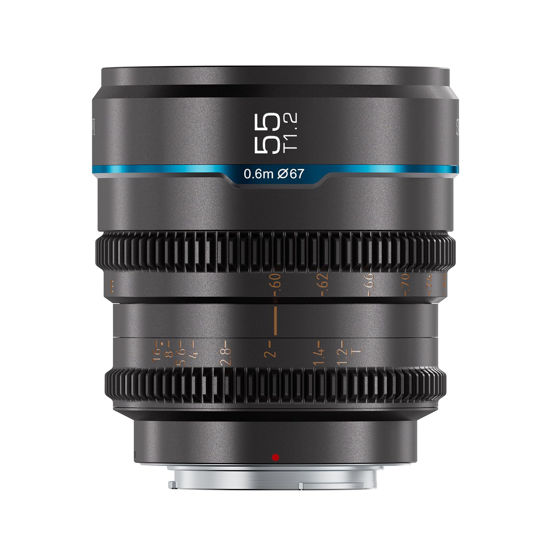 Picture of SIRUI Night Walker 55mm T1.2 S35 Cine Lens, Large Aperture Manual Focus Lens (MS55M-G, M4/3 Mount, Metal Grey)