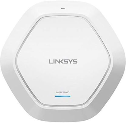 Picture of Linksys Business AC2600 WiFi Cloud Managed Access Point with Remote Centralized Management & Real-Time Insights On Network Activity, 802.11AC, Poe (LAPAC2600C)