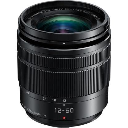 Picture of Panasonic Lumix G Vario 12-60mm f/3.5-5.6 ASPH. Power O.I.S. Lens International Version (No Warranty)