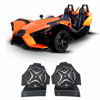 Picture of Polaris Slingshot Behind Seat Under Hoops 6.5" Waterproof Speakers + Enclosures