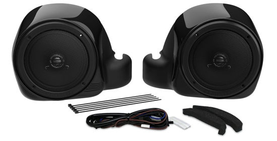 Picture of Hogtunes G4 LC Lower-RM Lower Fairing Speaker Kit with 6.5" Speakers for 2014-Current Harley-Davidson Twin-Cooled Models