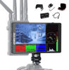 Picture of ANDYCINE C7 LITE 7 Inch Touch Screen DSLR Camera Field Monitor with 3D Lut Waveform VectorScope Histogram F970 External Power and Install Kit 4K 60Hz HDMI Input Output 1920X1200 IPS Panel