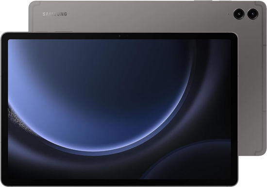 Picture of Samsung Galaxy Tab S9 FE+ Plus (128GB+8GB, WiFi) 12.4" 90 Hz Display, IP68 Rating, S-Pen, Android Tablet (with 45W Super Fast Charger) - Gray (Renewed)