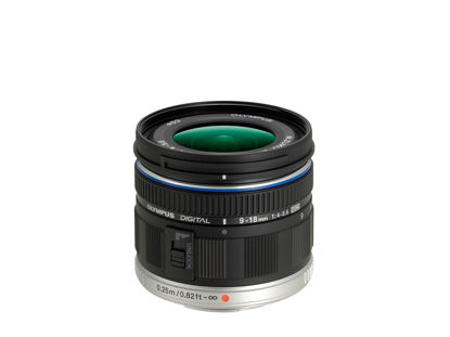 Picture of OLYMPUS OM SYSTEM M ED 9-18mm f/4.0-5.6 micro Four Thirds Lens for Olympus and Panasonic Micro Four Third Interchangeable Lens Digital Camera - International Version (No Warranty)