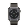 Picture of Apple Watch Series 8 [GPS + Cellular, 45mm] - Graphite Stainless Steel with Graphite Milanese Loop, One Size (Renewed)