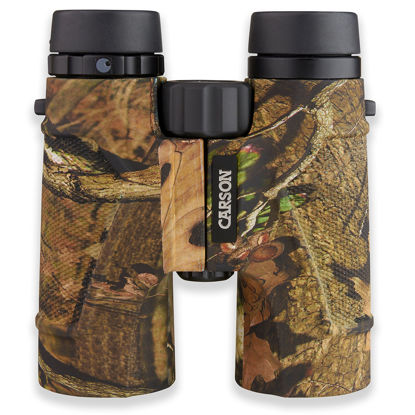 Picture of Carson 3D Series 10x42mm High Definition Compact and Waterproof Binoculars with ED Glass, Mossy Oak Camouflage (TD-042EDMO)