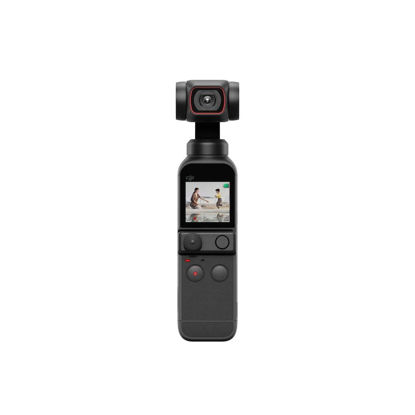 Picture of DJI Pocket 2 - Handheld 3-Axis Gimbal Stabilizer with 4K Camera, 1/1.7" CMOS, 64MP Photo, Face Tracking, YouTube, TikTok, Vlog, Portable Video Camera for Android and iPhone, Black
