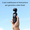 Picture of DJI Pocket 2 - Handheld 3-Axis Gimbal Stabilizer with 4K Camera, 1/1.7" CMOS, 64MP Photo, Face Tracking, YouTube, TikTok, Vlog, Portable Video Camera for Android and iPhone, Black