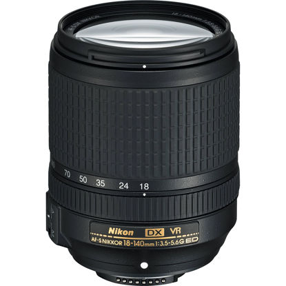 Picture of Nikon AF-S DX NIKKOR 18-140mm f/3.5-5.6G ED Vibration Reduction Zoom Lens with Auto Focus for Nikon DSLR Cameras