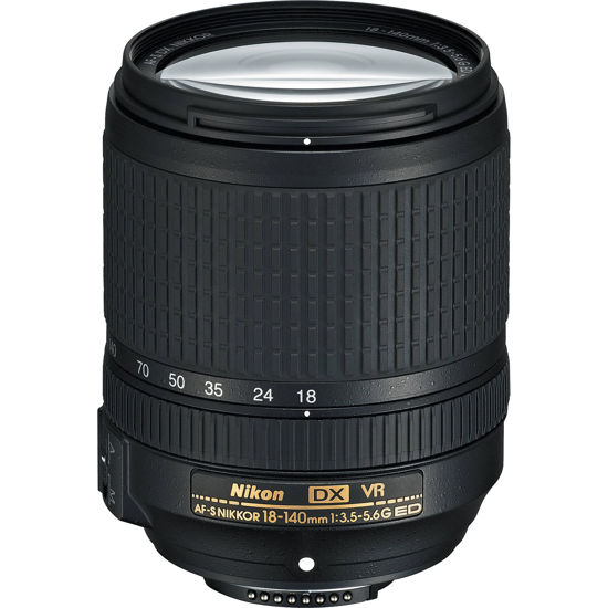Picture of Nikon AF-S DX NIKKOR 18-140mm f/3.5-5.6G ED Vibration Reduction Zoom Lens with Auto Focus for Nikon DSLR Cameras