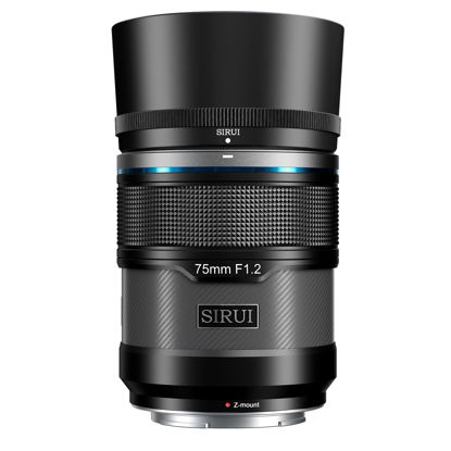 Picture of SIRUI Sniper 75mm Autofocus Lens, F1.2 Telephoto APS-C Camera Lens for Z8, Z9, Z5, Z6, Z7, Zfc (Z Mount, Black)
