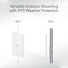 Picture of NETGEAR Wireless Outdoor Access Point (WAX610Y) - WiFi 6 Dual-Band AX1800 Speed | Up to 200 Devices | 1x2.5G Ethernet Port | IP55 Weatherproof | 802.11ax | Insight Remote Management | PoE+ Powered