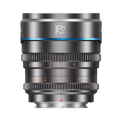 Picture of SIRUI Night Walker 75mm T1.2 S35 Telephoto Cine Lens, Large Aperture Manual Focus Lens (MS75M-G, M4/3 Mount, Metal Grey)