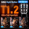 Picture of SIRUI Night Walker 75mm T1.2 S35 Telephoto Cine Lens, Large Aperture Manual Focus Lens (MS75M-G, M4/3 Mount, Metal Grey)