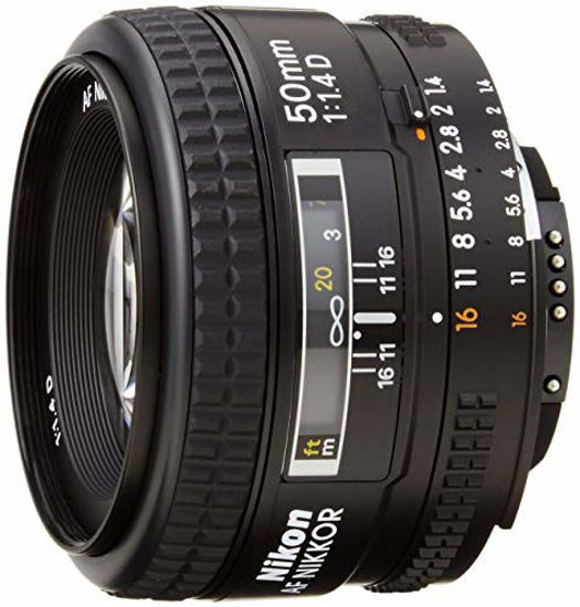Picture of Nikon AF FX NIKKOR 50mm F/1.4D DSLR Lens with Auto Focus for Nikon DSLR Cameras (Renewed)
