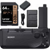 Picture of Sony VG-C4EM Vertical Grip for Alpha Full Frame Mirrorless Cameras a7R IV, a7 IV, a9 II, a7S III, Alpha One Bundle with and Compatible Replacement FZ100 Battery + Dual Charger + 64GB Memory Card