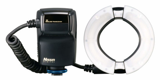 Picture of Nissin MF18 for Sony Macro Ring Flash - TTL Flash with Soft Diffuse Light and Precise Control for Professional Macro Photography, 1/1 to 1/1024 Power, User Friendly Controls