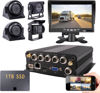 Picture of JOINLGO (1TB SSD Included) 4CH GPS WiFi Lan1080P Vehicle Truck DVR Black Box Video Recorder Kit Live View on Phone/Web with 4pcs Waterproof IR Metal Car Camera Motion Detection for Fleet/RV/Bus