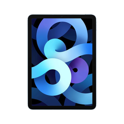 Picture of Apple iPad Air (10.9-inch, Wi-Fi + Cellular, 256GB) - Sky Blue (Latest Model, 4th Generation) (Renewed)