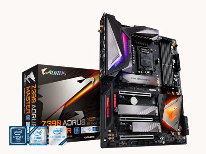 Picture of Gigabyte Z390 AORUS MASTER (Intel LGA1151/Z390/ATX/3xM.2 Thermal Guard/Onboard AC Wi-Fi/ESS Sabre DAC/Gaming Motherboard)