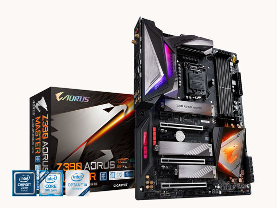 Picture of Gigabyte Z390 AORUS MASTER (Intel LGA1151/Z390/ATX/3xM.2 Thermal Guard/Onboard AC Wi-Fi/ESS Sabre DAC/Gaming Motherboard)