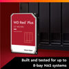 Picture of Western Digital 14TB WD Red Plus NAS Internal Hard Drive HDD - 7200 RPM, SATA 6 GB/s, CMR, 512 MB Cache, 3.5" - WD140EFGX