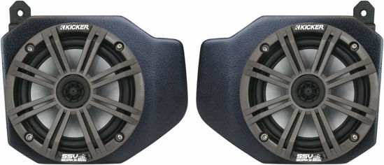 Picture of SSV Works RG4-F65 2018-2023 Polaris Ranger XP1000 6.5" Front Speaker Enclosures (RG4-F65K)