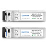 Picture of QSFPTEK 10G SFP+ Bidi Transceivers LC Single-Mode Module for Cisco SFP-10G-BXD-I (1330nm-TX/1270nm-RX) / SFP-10G-BXU-I (1270nm-TX/1330nm-RX),10KM, DDM Ubiquiti UniFi, Mikrotik, Netgear - 10 Pair