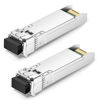 Picture of QSFPTEK 10G SFP+ Bidi Transceivers LC Single-Mode Module for Cisco SFP-10G-BXD-I (1330nm-TX/1270nm-RX) / SFP-10G-BXU-I (1270nm-TX/1330nm-RX),10KM, DDM Ubiquiti UniFi, Mikrotik, Netgear - 10 Pair