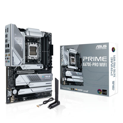 Picture of Asus Prime X670E-PRO AMD X670 Socket AM5 ATX DDR5-SDRAM Motherboard