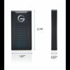 Picture of G-Technology 2TB G-DRIVE mobile SSD Durable Portable External Storage - USB-C (USB 3.1), Up to 560 MB/s - 0G06054-1, black