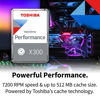 Picture of Toshiba X300 16TB Performance & Gaming 3.5-Inch Internal Hard Drive - CMR SATA 6 GB/s 7200 RPM 512 MB Cache - HDWR31GXZSTA