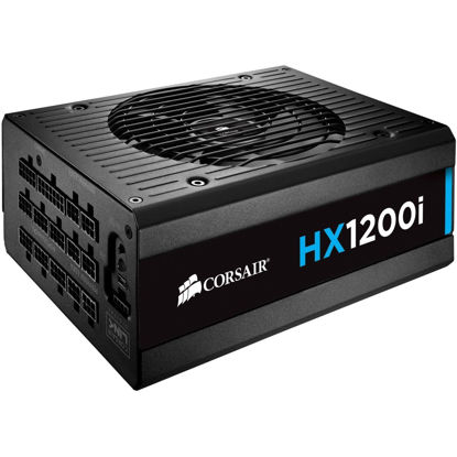 Picture of Corsair HXi Series, HX1200i, 1200 Watt, 80+ Platinum Certified, Fully Modular - Digital Power Supply