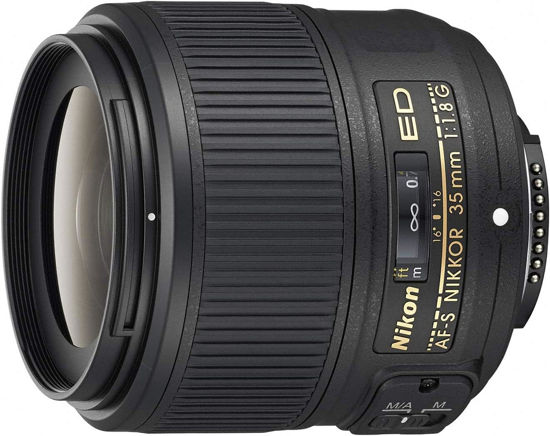 Picture of Nikon AF-S NIKKOR 35mm f/1.8G ED Fixed Zoom Lens with Auto Focus for Nikon DSLR Cameras